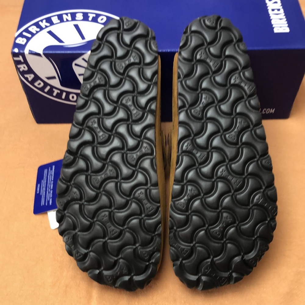 🔥 NWT Women's Mink Suede Birkenstock Boston Shoes - Narrow Fit - Picture 3 of 5